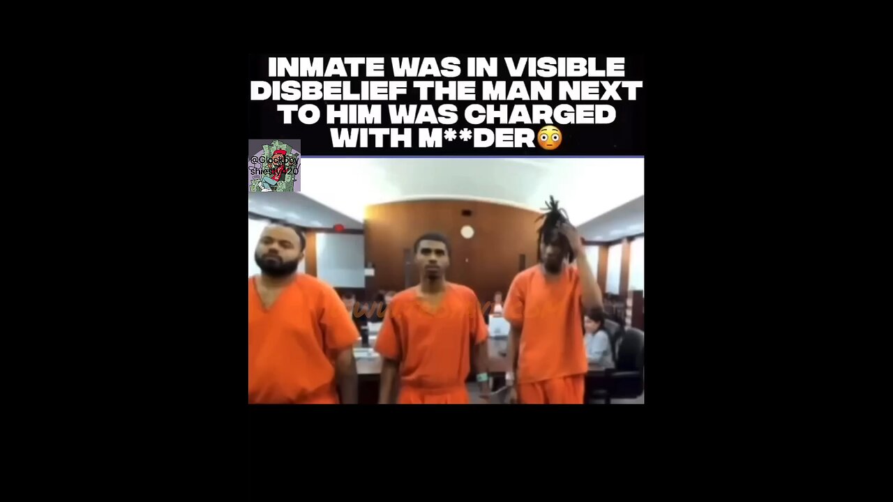 Inmate in disbelief the man next to him is wanted for murder