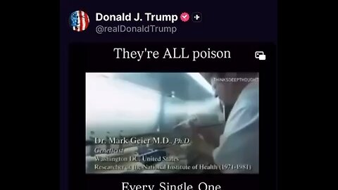 Trump postet Video über giftige Impfstoffe mit Thimerosal, kurz vor RFK Jr.s Autismus-Bericht.