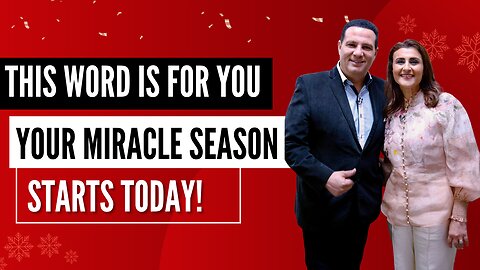 This Word Is For You, Your Miracle Season Starts Today #miracles #duet #Christmas