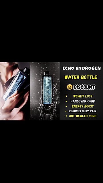 💧Echo Hydrogen Water: Weight Loss, Gut Health, Hangover Breakthrough!