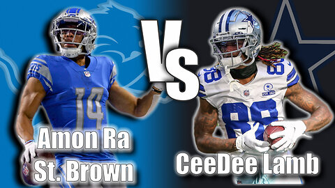 Amon Ra St. Brown VS CeeDee Lamb : WR1 Elimination Bracket Matchup #10