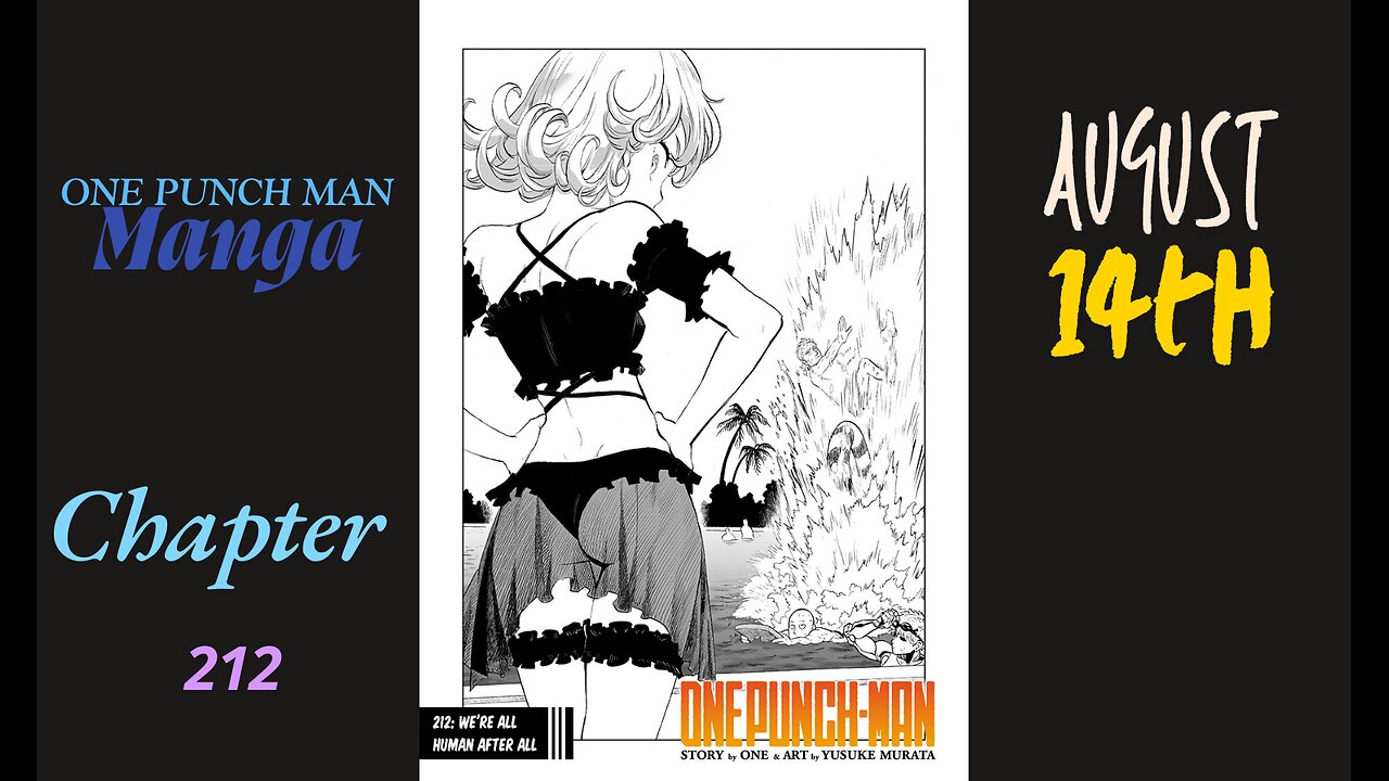 One Punch Man Chapter 212 || Live Reaction Live Stream || August 14th