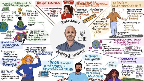 January 2026 Energy Update 🎨 Mind Map Version | Lee Harris