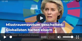 Misstrauensvotum gescheitert Globalisten halten eisern an der Macht fest! 10.o7.2025 RTV