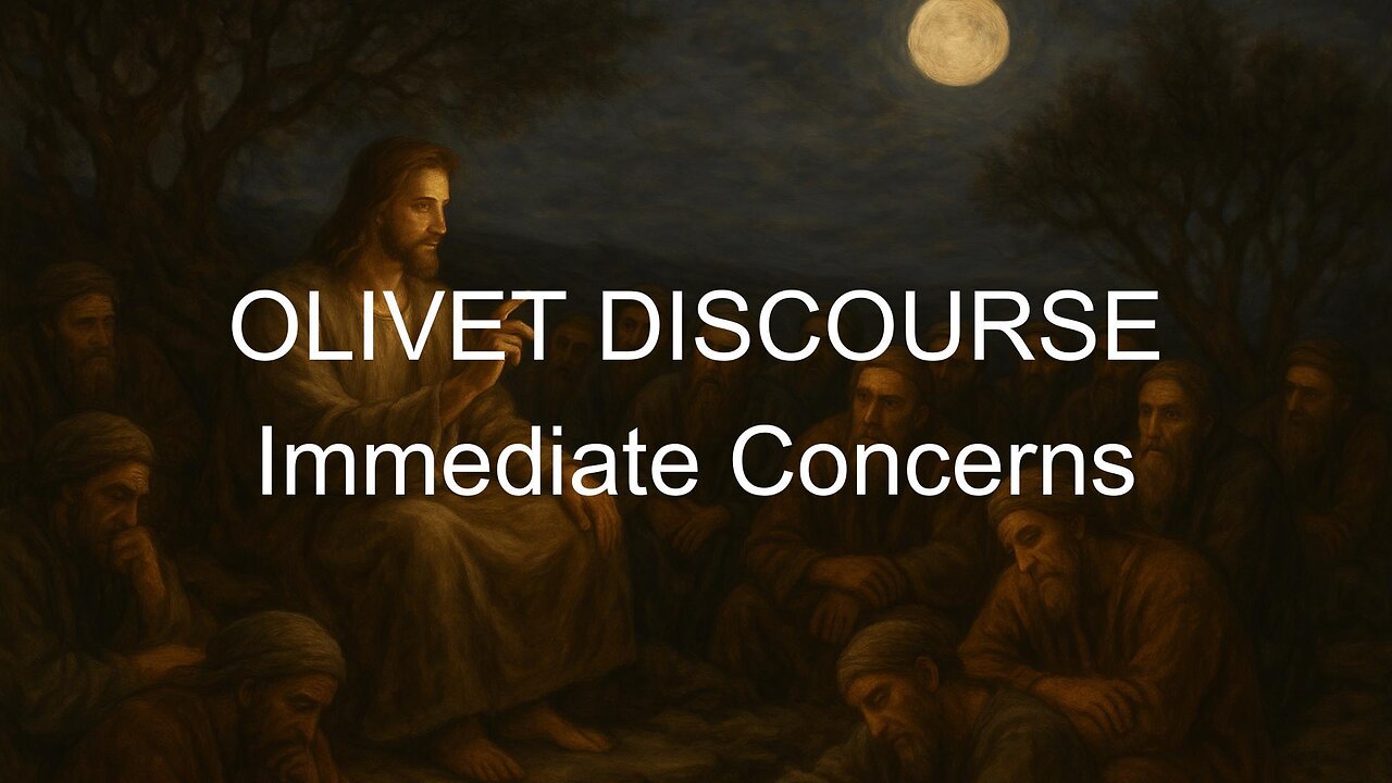 OLIVET DISCOURSE - Immediate Concerns