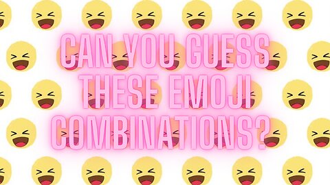 Can You Guess These EMOJI COMBINATIONS? 🤔 Fun Kids Brain Game Challenge | Emoji Puzzles for Children