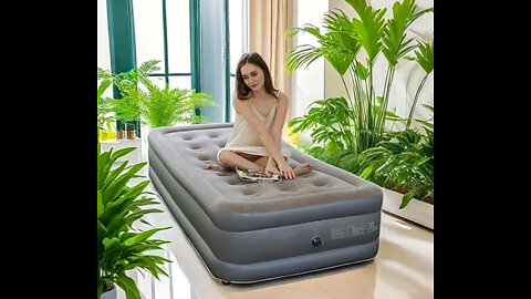 "💤 Ultimate Camping Comfort! 🏕️ Deluxe Inflatable Mattress"