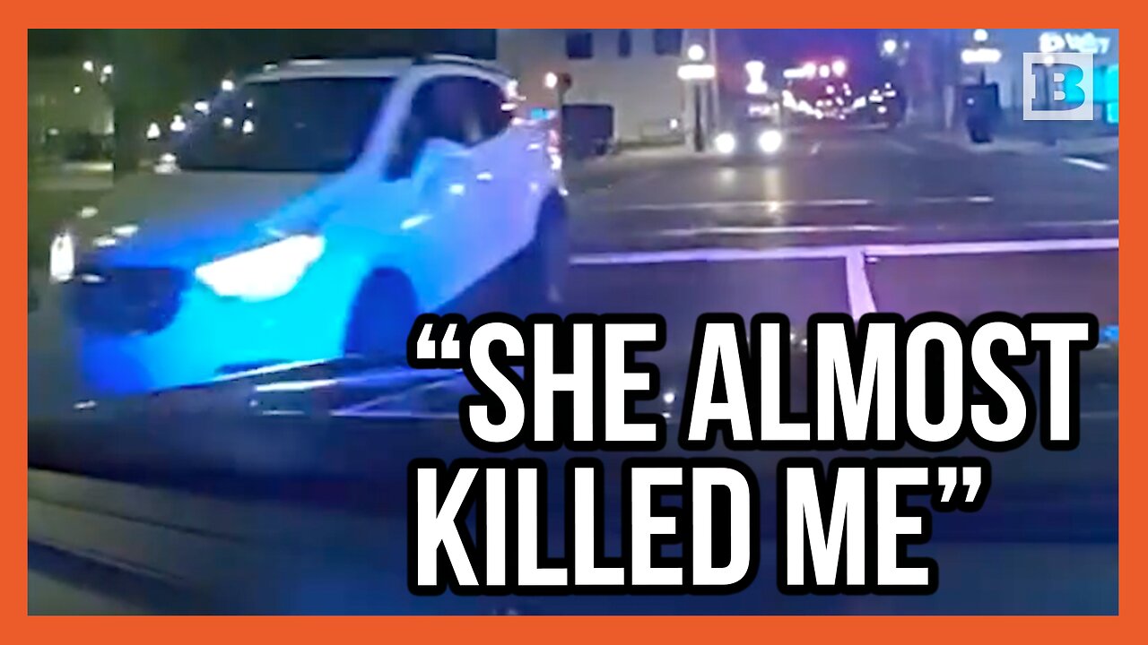 "She Almost Killed Me": Alleged Drunk Driver Nearly Collides Head-On with Police Vehicle