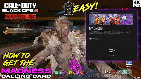 How to Get the MADNESS Calling Card 🧟 CALL OF DUTY: BLACK OPS 6 ZOMBIES
