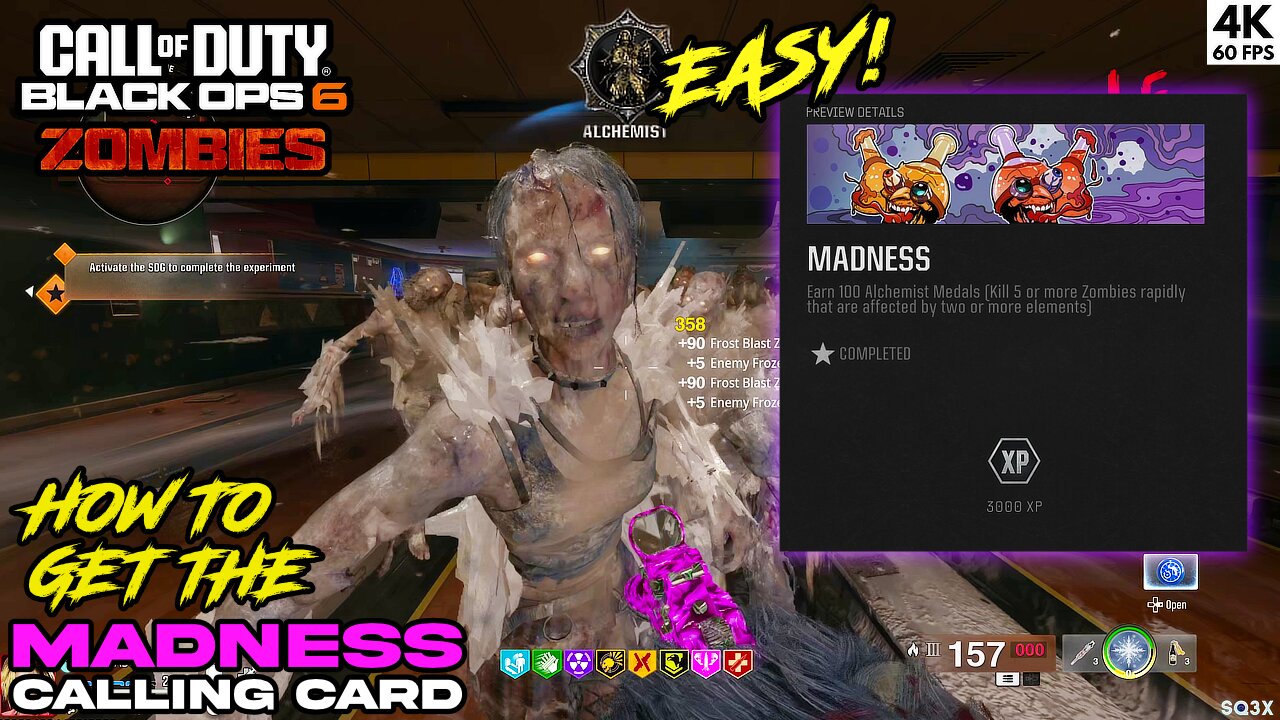 How to Get the MADNESS Calling Card 🧟 CALL OF DUTY: BLACK OPS 6 ZOMBIES