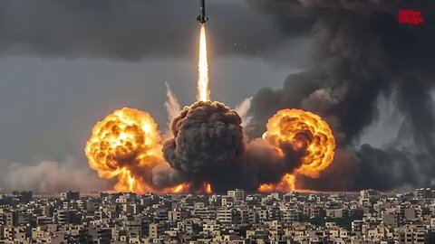 Israeli National Police Headquarters Burns Down Due to Syrian Qaswa Missile