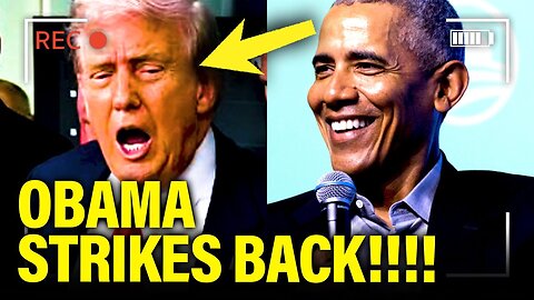 Obama BREAKS HIS SILENCE to BLAST Trump SCAM