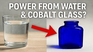 Can Water and Cobalt Blue Glass Really Create Power?