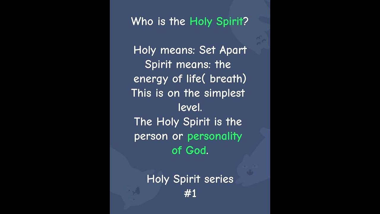 Holy Spirit