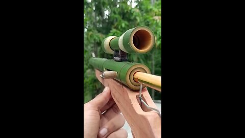 Bamboo Creations with wooden Craft