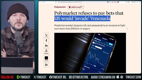 Polymarket REFUSES To Pay Out Over "Invasion" Of Venezuela, Insider Trading ALLEGED | Tim Pool
