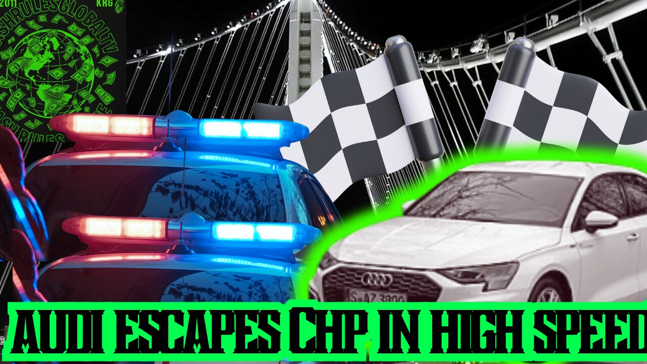 A6 Audi Escapes CHP In Oakland In Minutes!