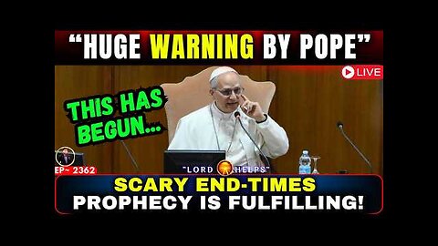 🔴SCARY PROPHECY UNFOLDING! - POPE LEO WARNED US👆Prophetic Word Today