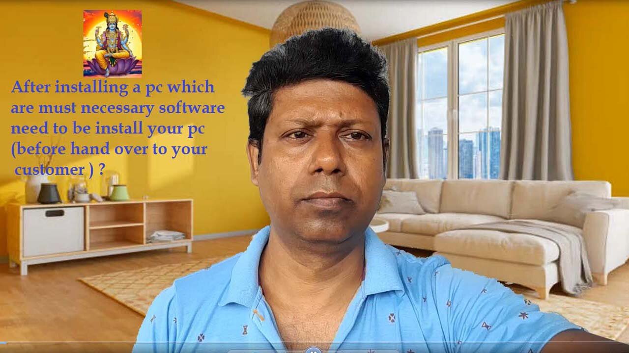 Which necessary software need to be install after assembling a PC ?