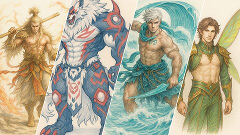 🎨 Draw & Color Mythical Superheroes | Marvel & DC Fan Art Challenge for Beginners