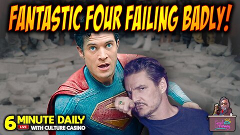 Marvel Falls Farther Behind Superman! Pedro SUCKS! - 6 Minute Daily - August 4th