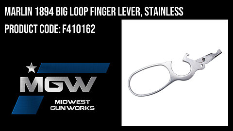 Marlin 1894 Big Loop Finger Lever, Stainless - F410162
