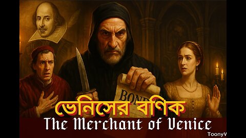 The Merchant of Venice | ভেনিসের বণিক | শেক্সপিয়ারের নাটক | Bangla Bedtime Story | ToonyWorldAi