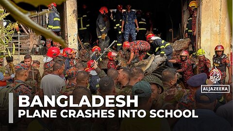 Bangladesh air force plane crashes into college campus, killing at least 27