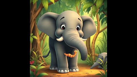 The Big Elephant and the Wiggly Worm Adventure