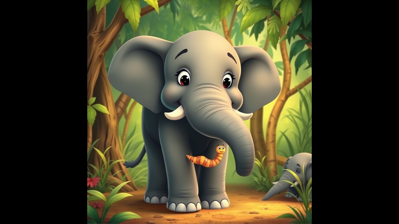 The Big Elephant and the Wiggly Worm Adventure