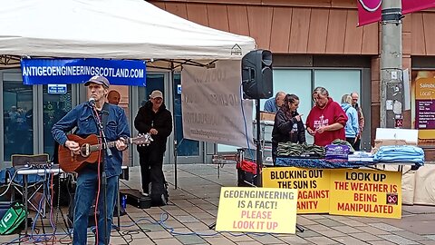 Anti-Geoengineering Scotland Glasgow 31/05/25