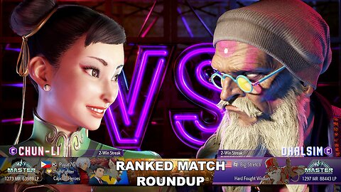 Kuya Kalbo SF6 Ranked Match Roundup. Chun Li Master Rank [Hori Fight Stick]