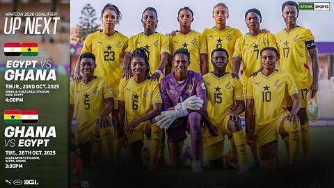Black Queens of Ghana to Face Egypt in WAFCON 2026 Qualifiers.