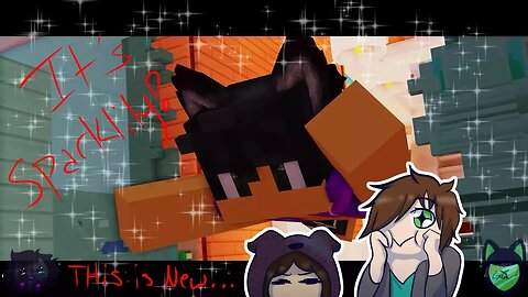 He's like a Puppy! || Grin reacts to Aphmau ft. Space Bubbles