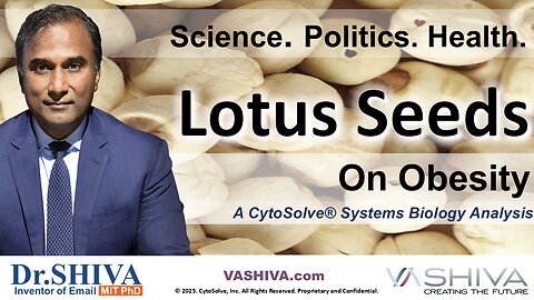 Dr.SHIVA™ LIVE: Lotus seeds on Obesity @CytoSolve® Systems Analysis