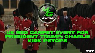 UK Red Carpet Event for President Trump; Charlie Kirk Psyops