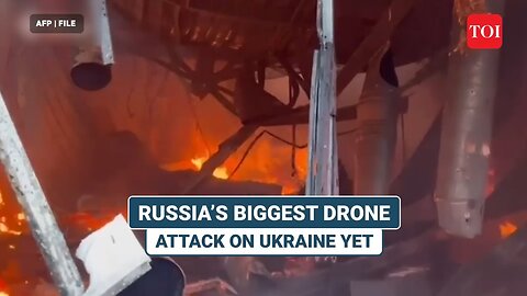 Putin RAINS HELLFIRE On Kyiv, Launches BIGGEST-EVER Drone Barrage After Peace Talks ‘Collapse’