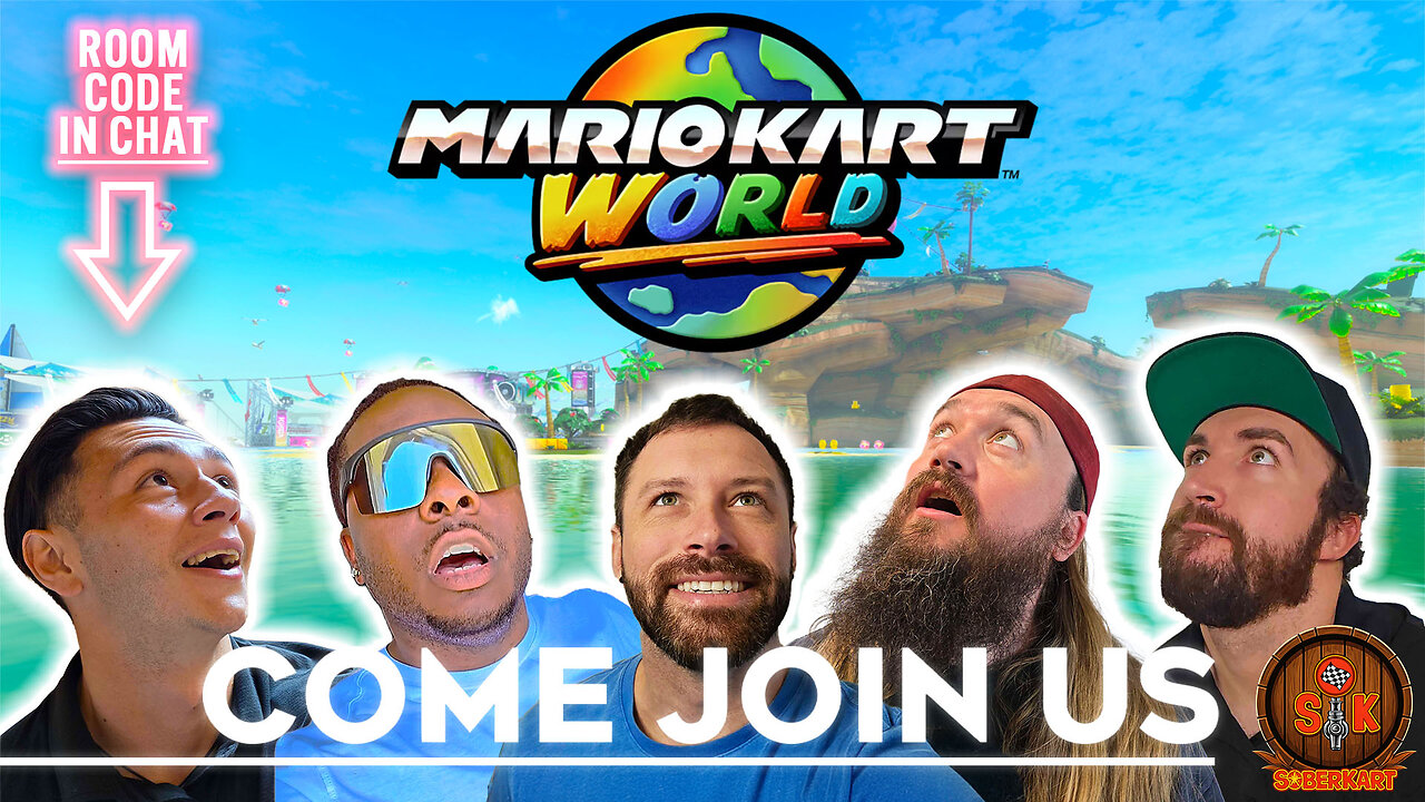 Mario Kart World With Viewers and Drinks