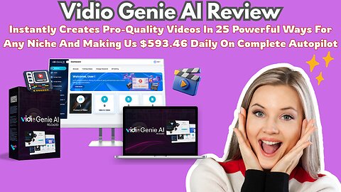Vidio Genie AI Review - Creates Pro-Quality Videos In 25 Powerful Ways For Any Niche