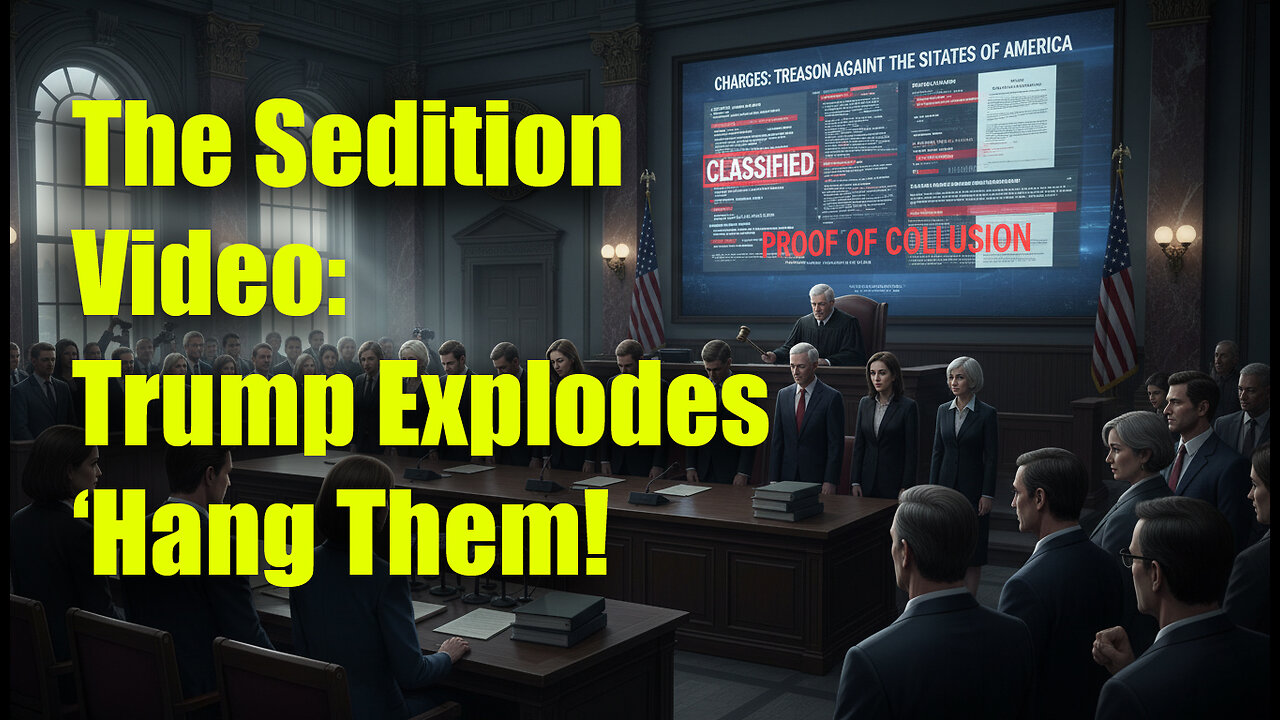 The Sedition Video: Trump Explodes — ‘Hang Them!