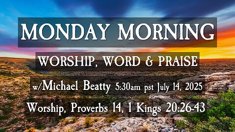 🌤️MONDAY MORNING✝️
