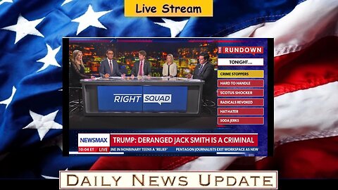 x501c: Newsmax 10/16 - 'There was misconduct under Special Counsel Jack Smith' | The Right Squad
