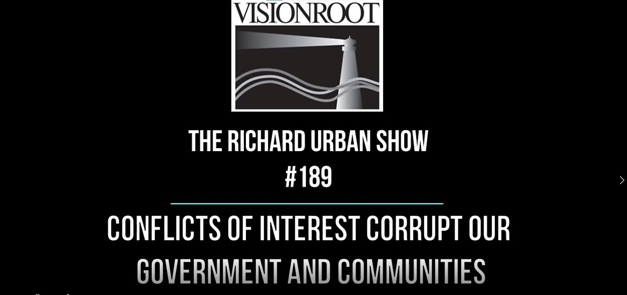 #189-Conflicts of Interest Corrupt Our Government and Communities