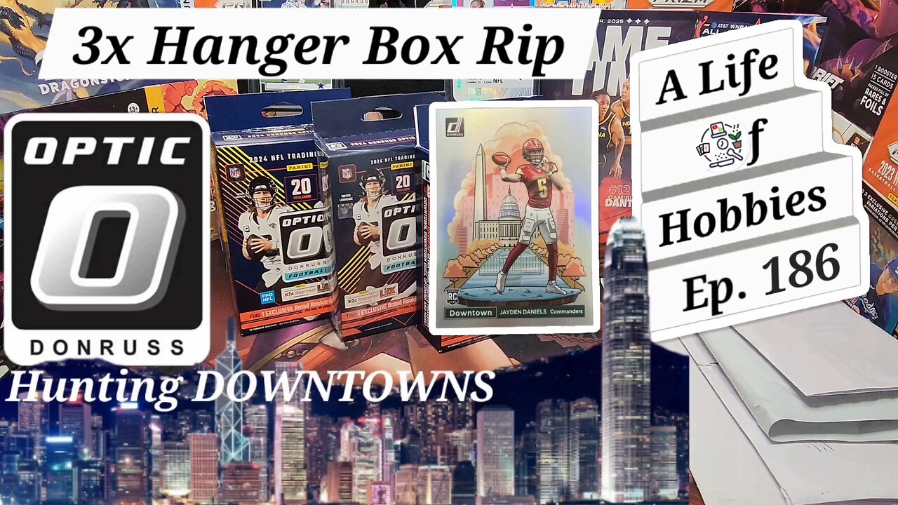 Triple Rip of Donruss Optic Football Hanger boxes. Chasing Downtowns! e186