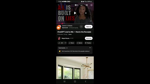 ChatGPT video lie