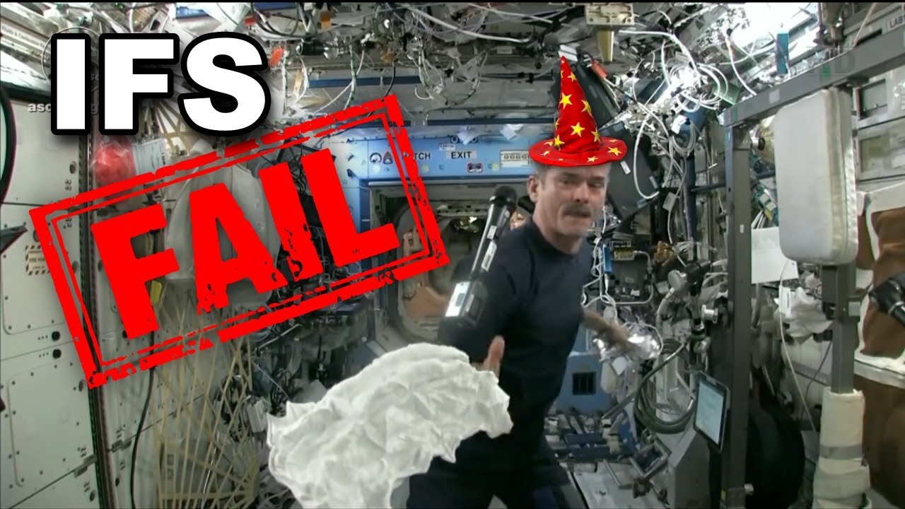 The Zero G Space Station over a Flat Earth