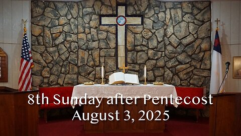 Rescued, Brought, Redeemed - Luke 20:25-37 - 8th Sunday after Pentecost - August 3, 2025