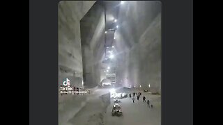 Video of a huge underground tunnel