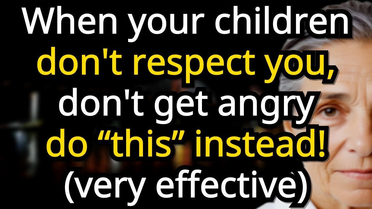 When Your Children Don’t Respect You, Do THIS Instead – 6 Powerful Ways to Regain Respect senior