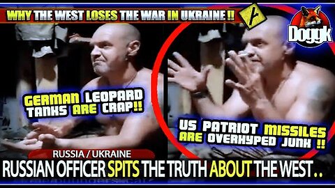 "Unveiling Disturbing Truths: Russian Officer's Revelations on Ukraine-West Relationship"